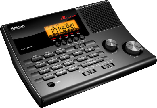 Uniden BC340CRS, 100 Channels, 25-512 Mhz AM/FM Radio, TV Broadcast, Clock/Alarm Base